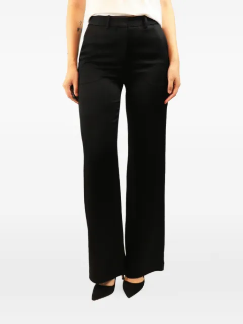 JOSEPH satin straight-leg trousers