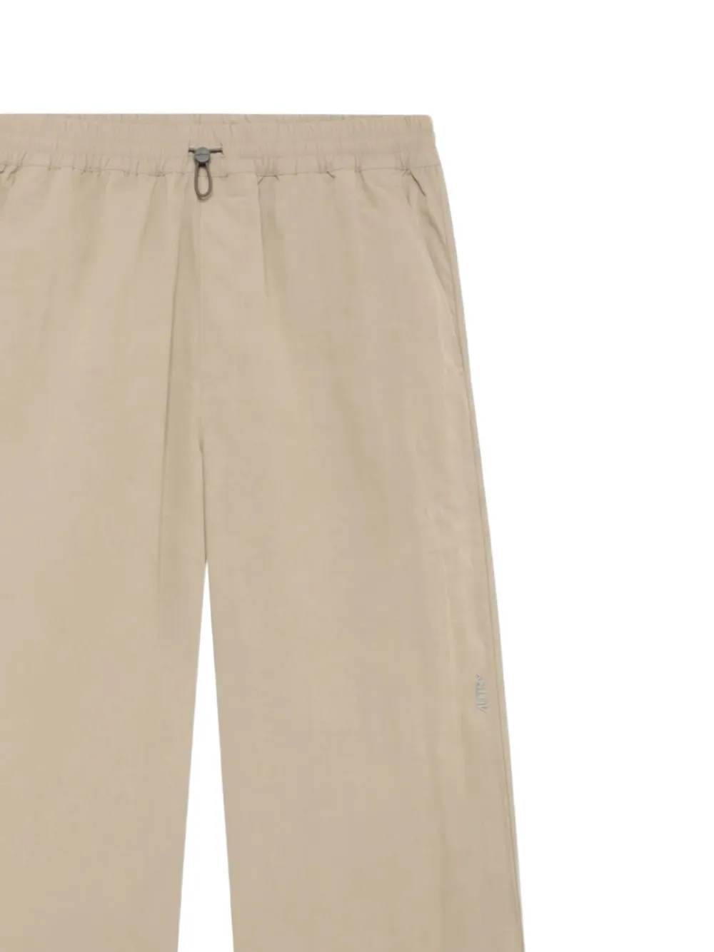 Autry logo-embroidered track pants Beige