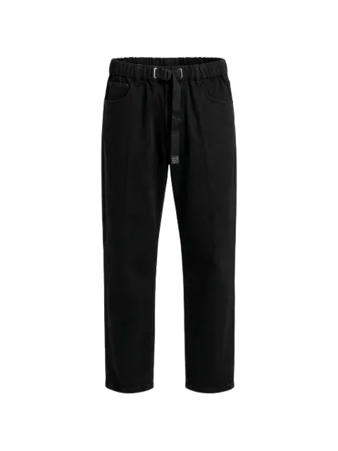 White Sand belted straight-leg jeans