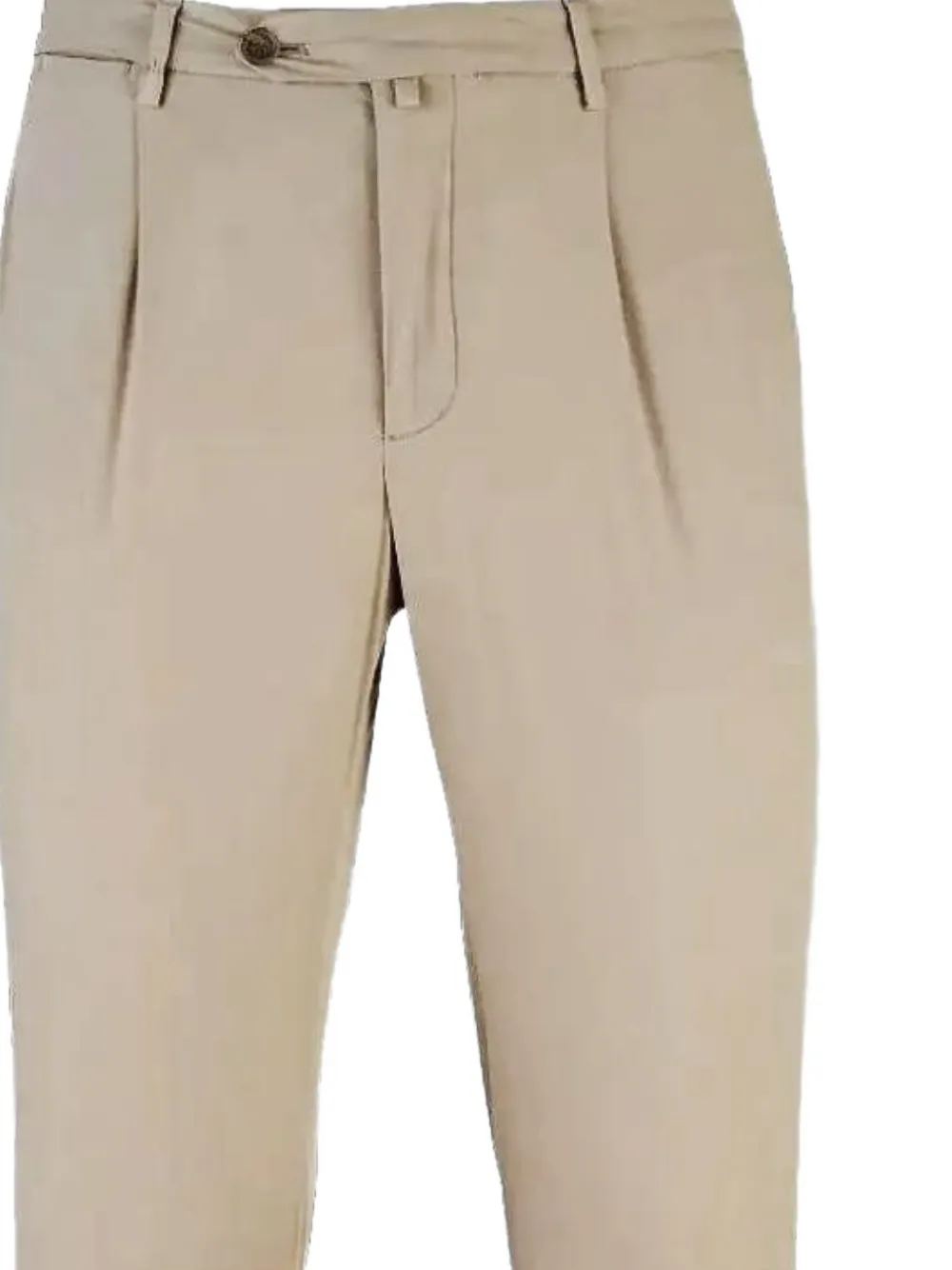 Briglia 1949 pleated tapered trousers Beige