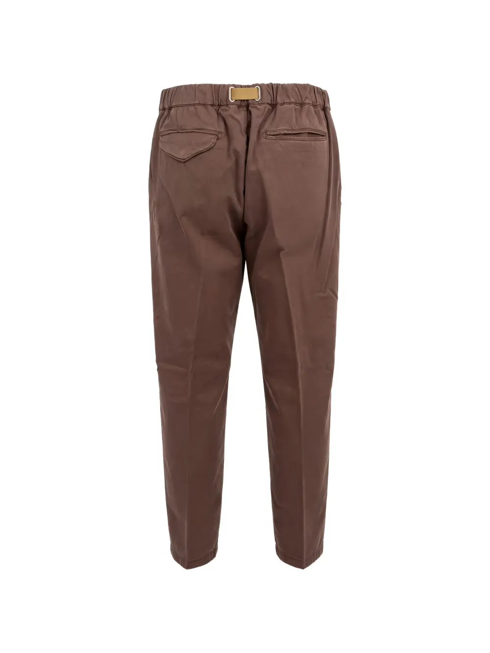 White Sand belted elasticated-waistband trousers Bruin