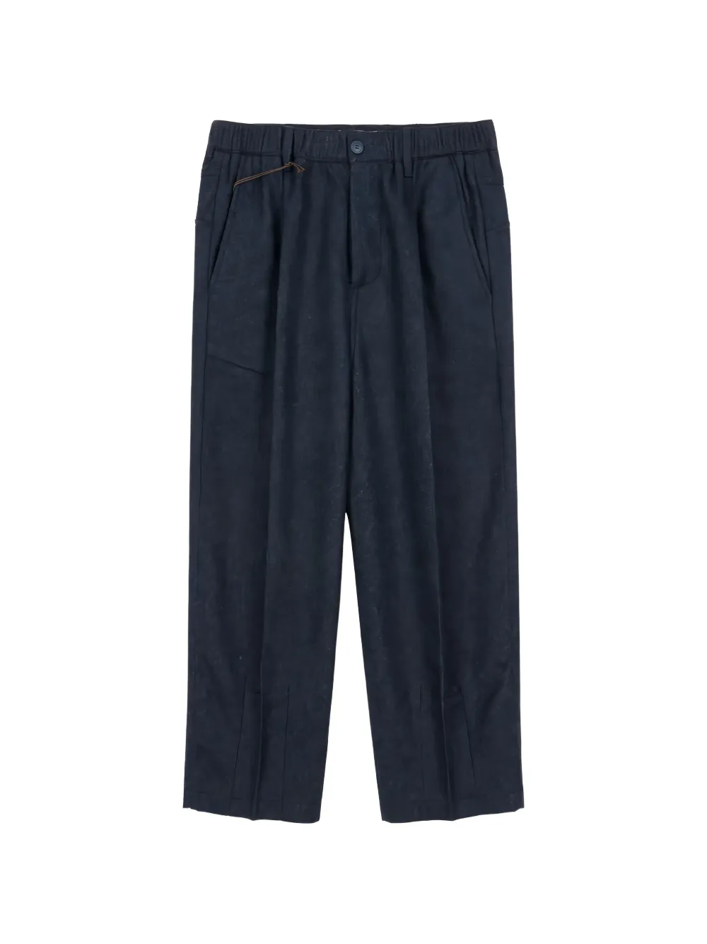 BONHEUR elasticated-waistband pleated trousers - Bleu BONHEUR elasticated-waistband pleated trousers - Bleu