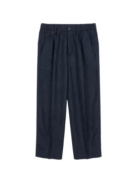 BONHEUR elasticated-waistband pleated trousers