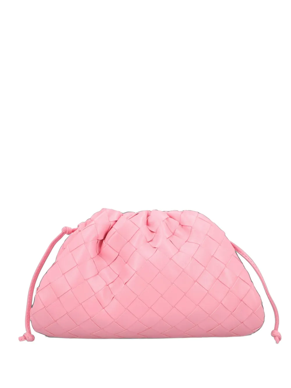 Bottega Veneta Pre-Owned mini Intrecciato clutch bag - Pink