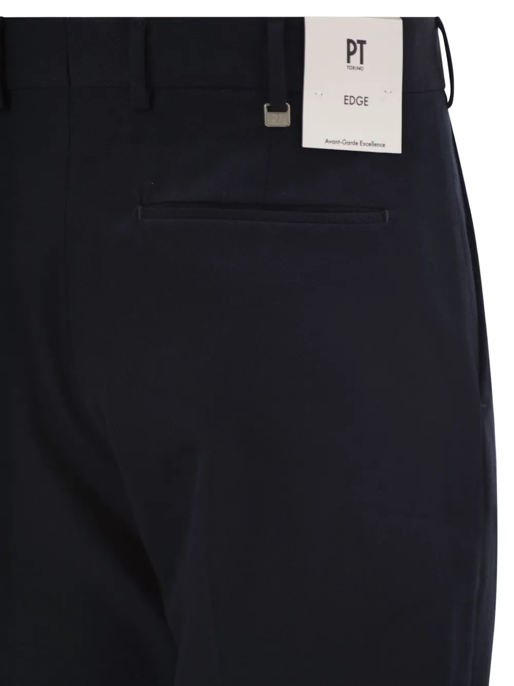 PT Torino Rebel Flat tapered-leg trousers Blauw
