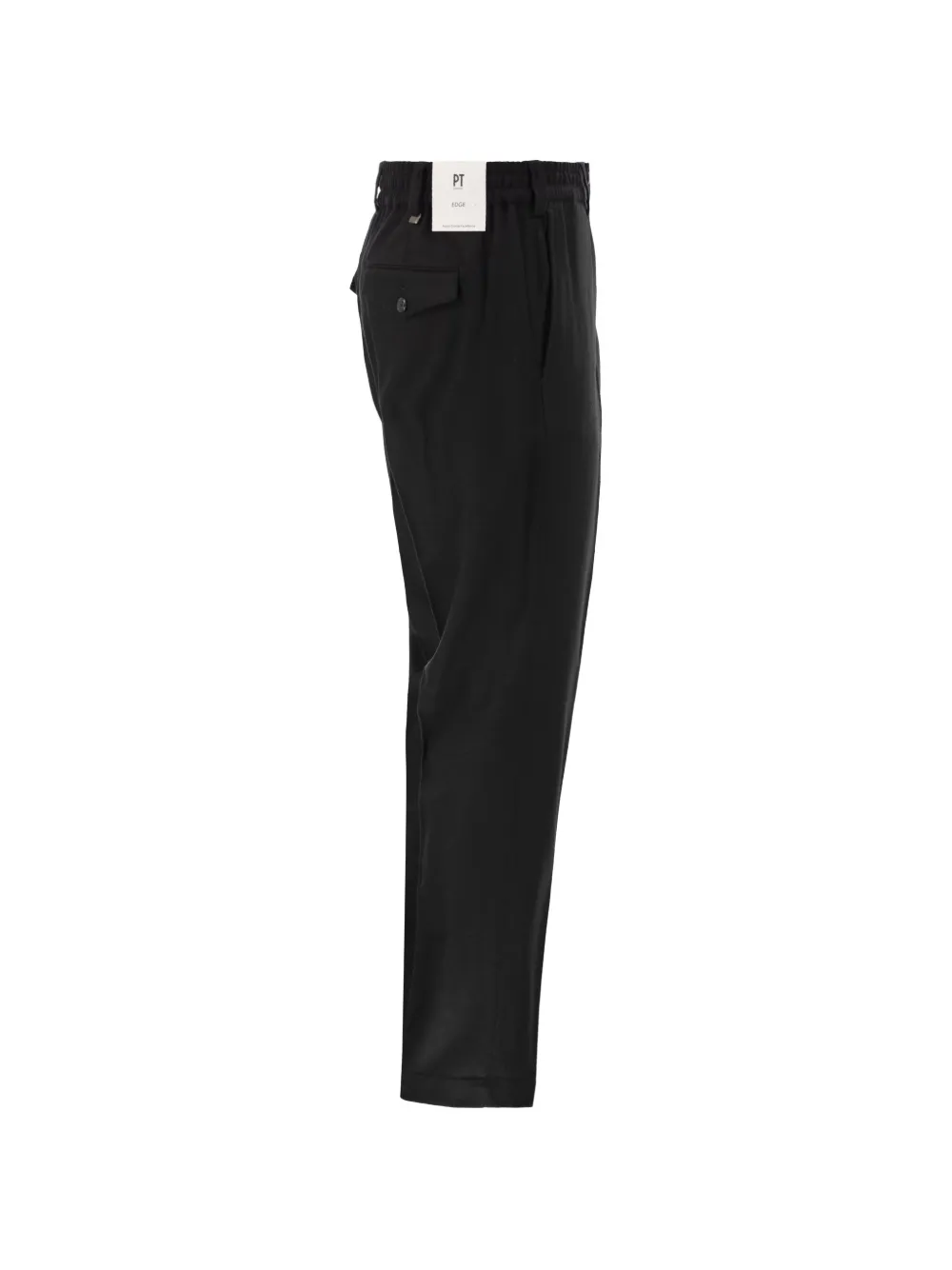 PT Torino The Rebel Flat tapered trousers Zwart