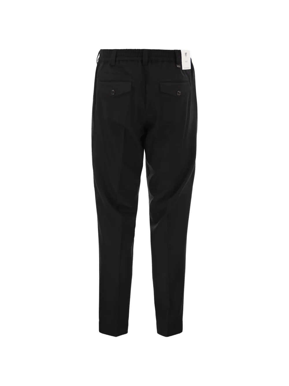 PT Torino The Rebel Flat tapered trousers Zwart
