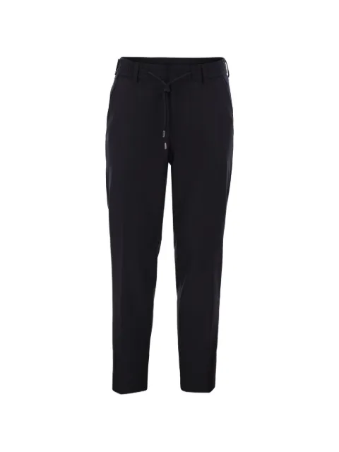 BOSS tapered-fit performance pants in virgin wool