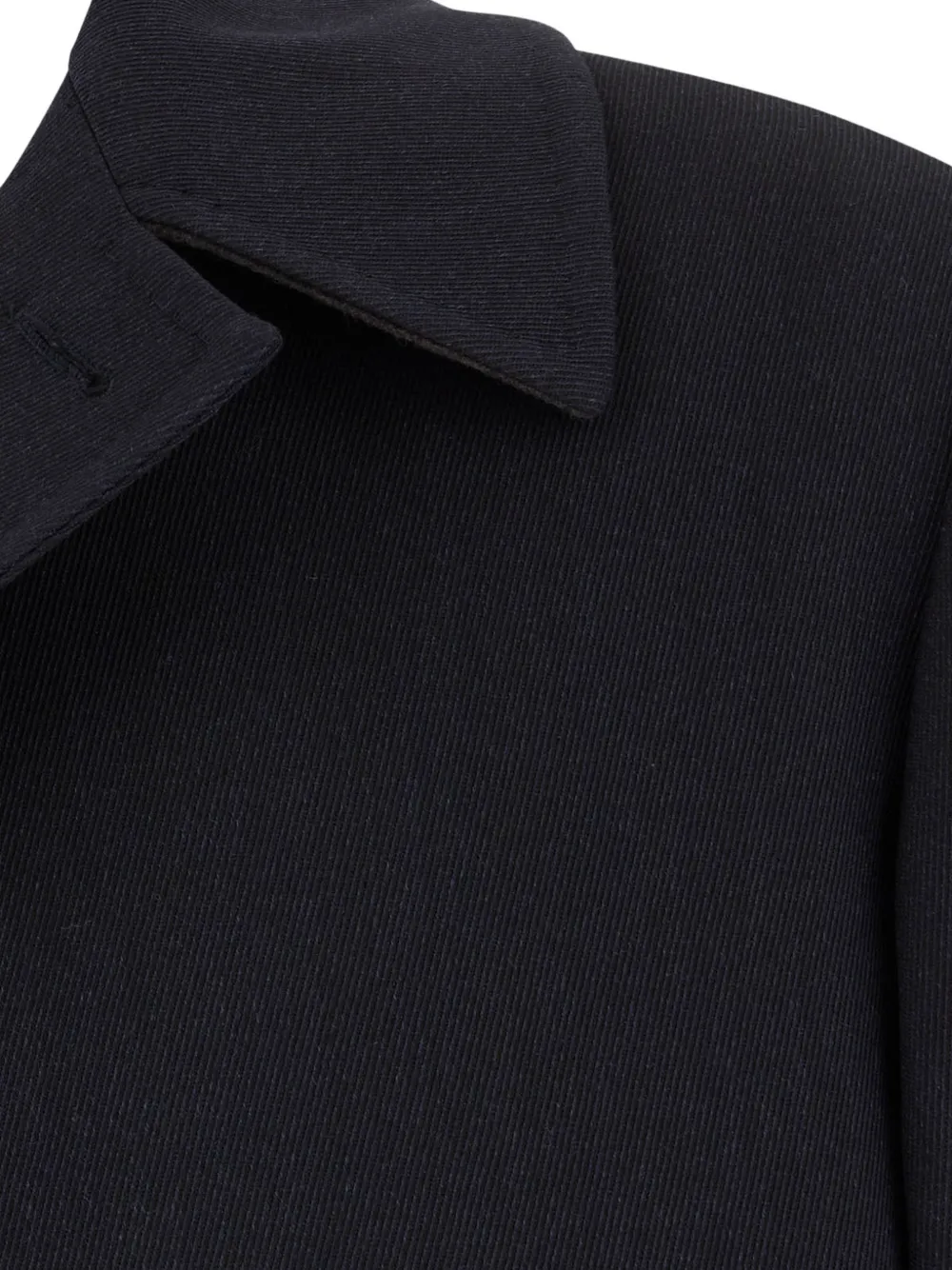 Corneliani concealed-front coat Blauw