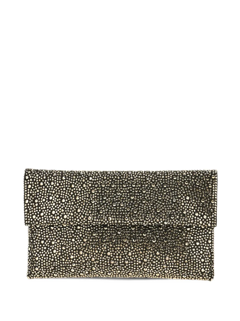 TWENTY FOURHAITCH crystal-embellished clutch bag - Nero