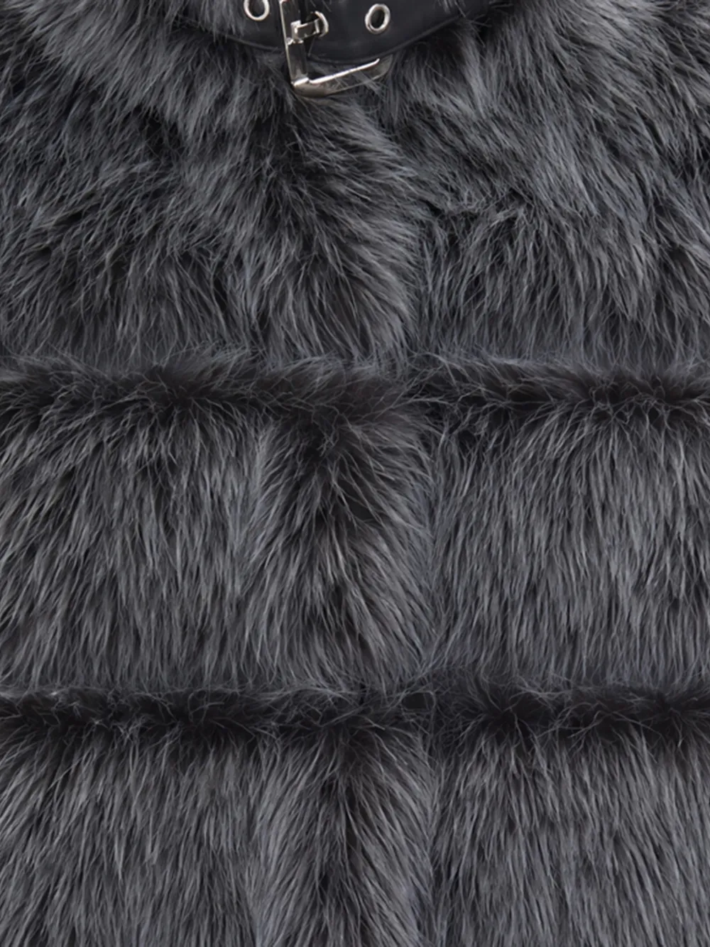 Patrizia Pepe buckle-detail panelled coat Blauw