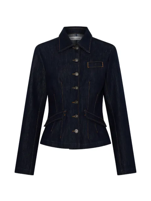 Anna Quan Hepworth contrast-stitch denim jacket