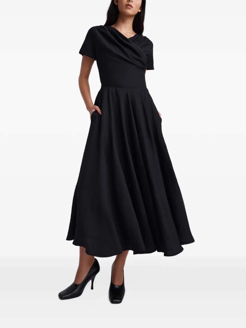 Anna Quan Alida maxi dress Zwart