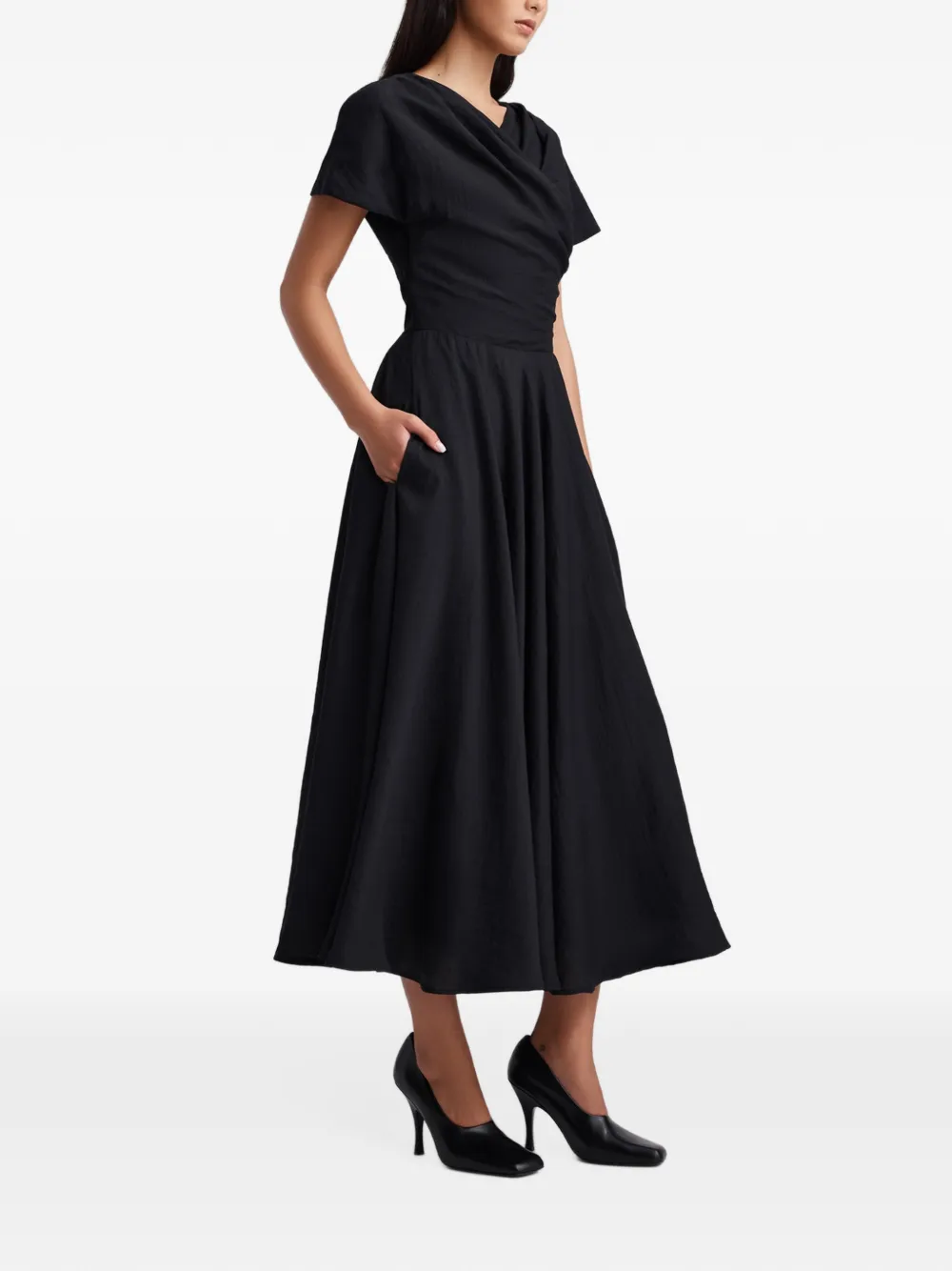 Anna Quan Alida maxi dress Zwart