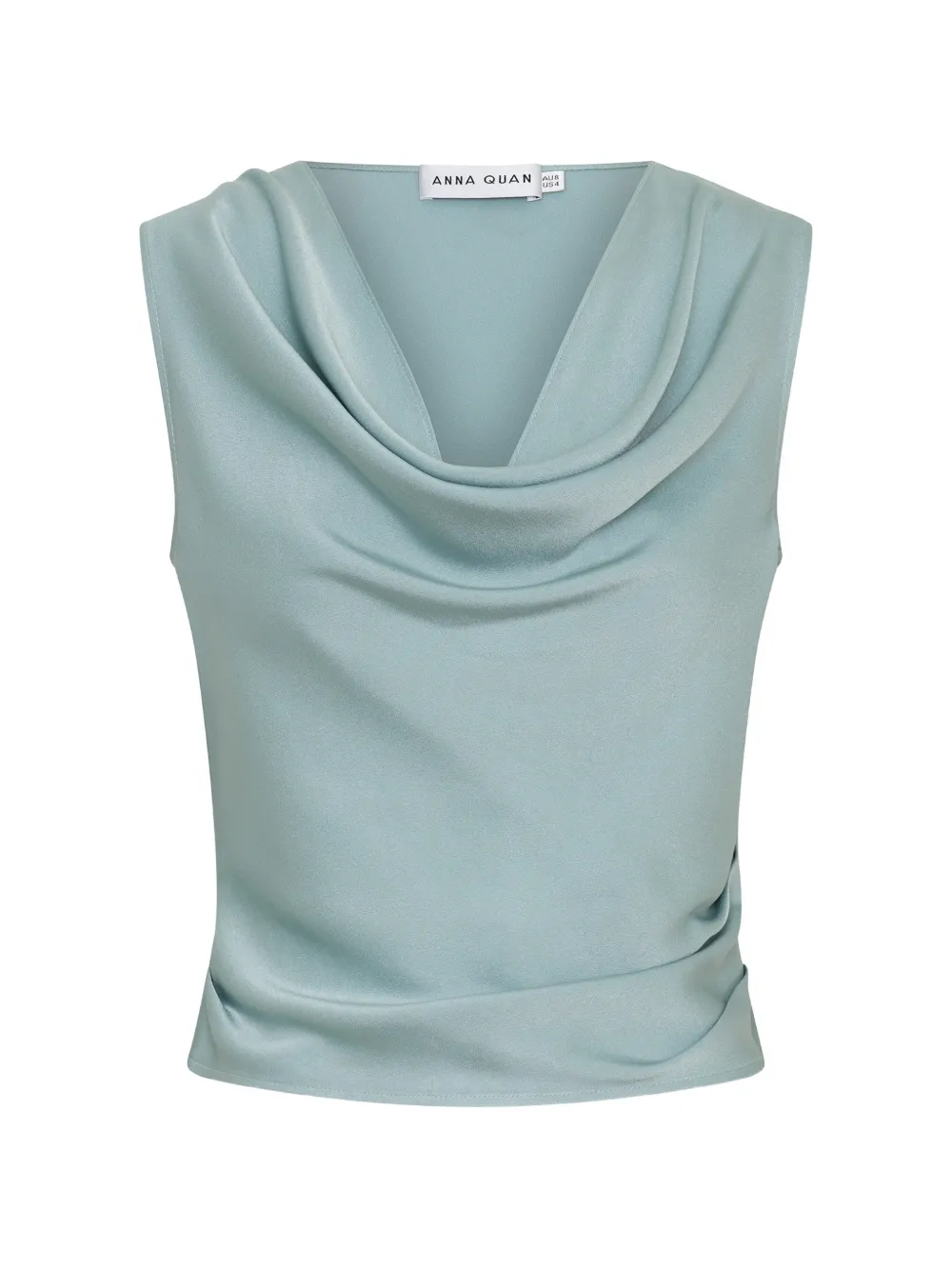 Anna Quan cowl-neck sleeveless top - Verde