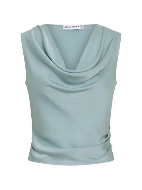 Anna Quan cowl-neck sleeveless top