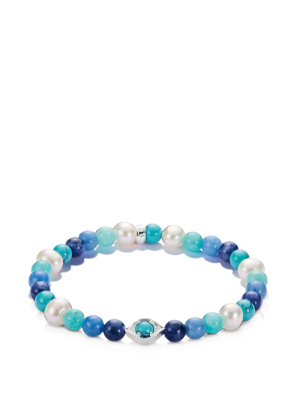 Thomas Sabo Elyndra Nazar eye bead bracelet - Argent