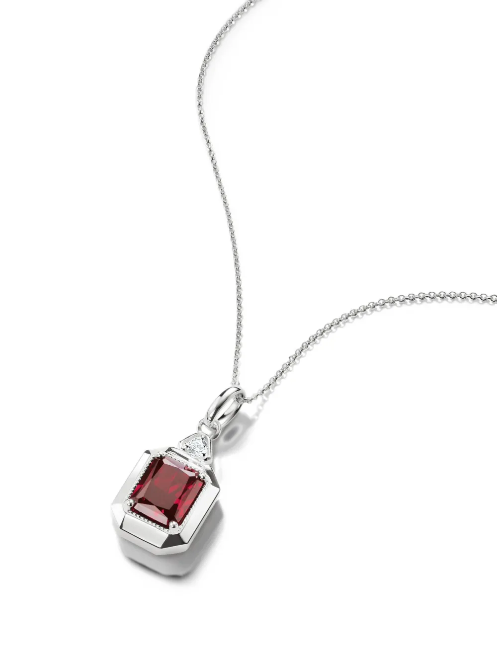 Thomas Sabo Elyndra octagon-pendant necklace - Argento
