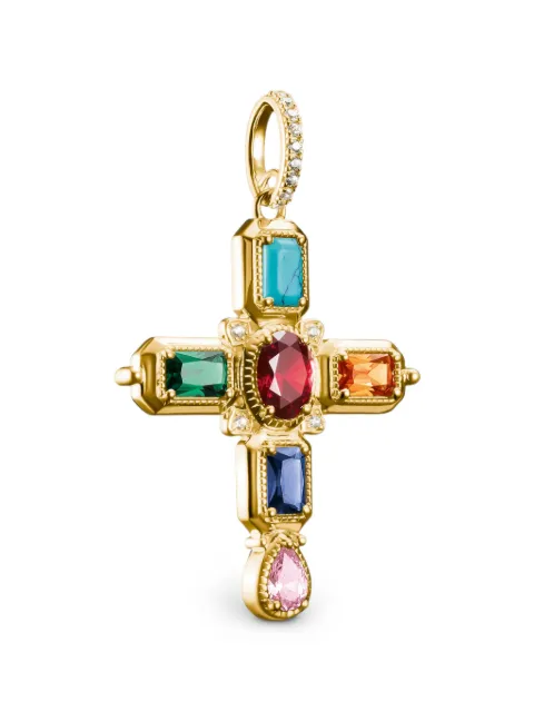 Thomas Sabo Elyndra multi-stone cross pendant