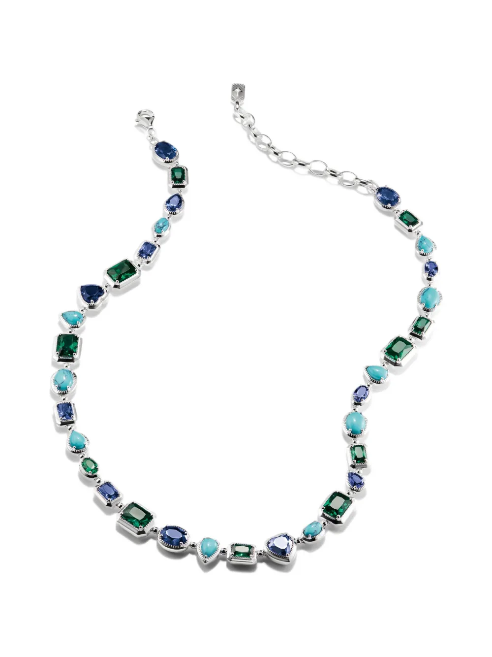 Thomas Sabo stone-embellished necklace - Argento