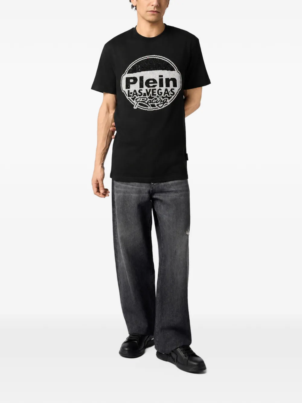 Philipp Plein round-neck t-shirt Las Vegas Zwart