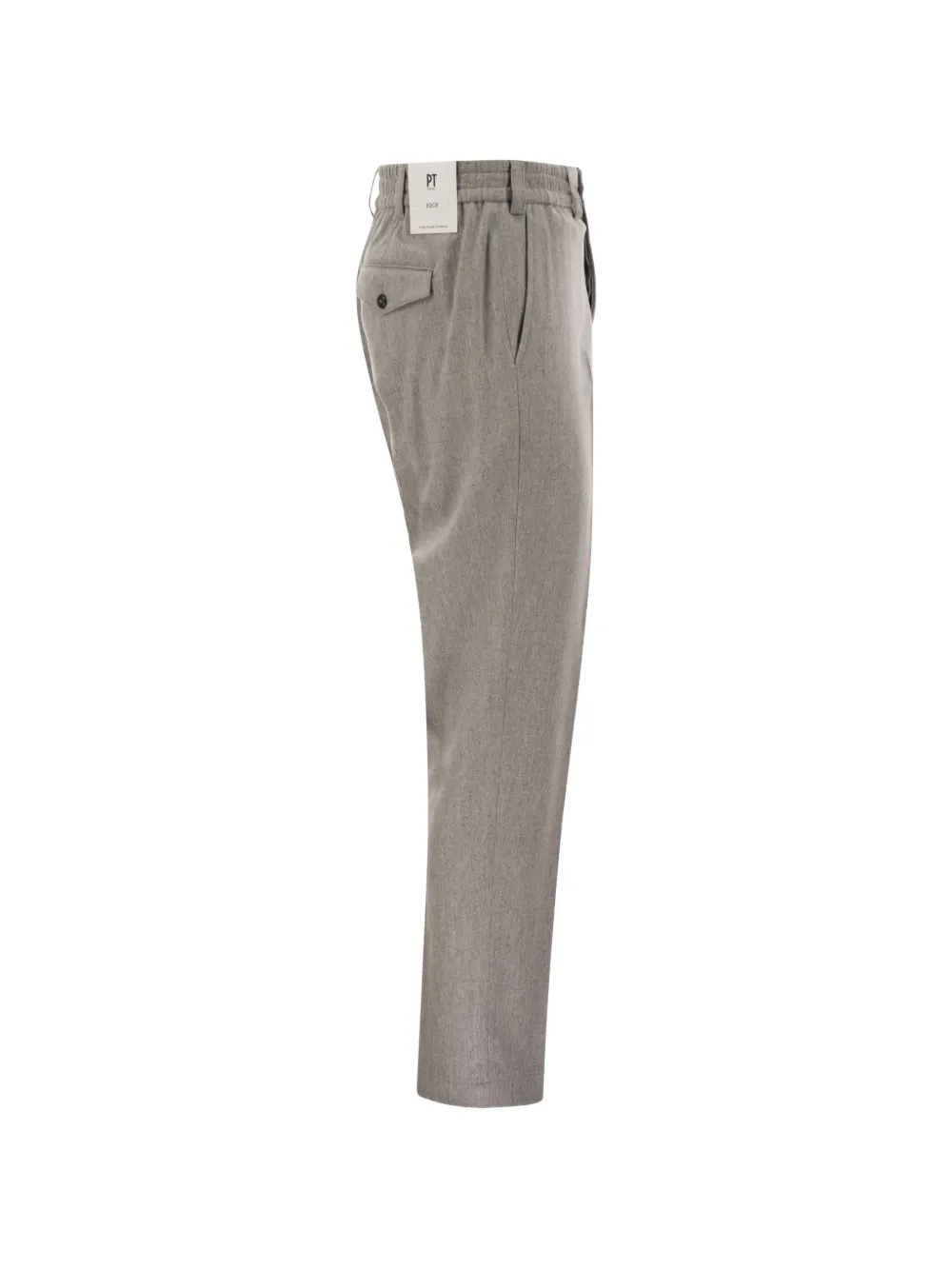 PT Torino The Rebel Flat tapered-leg trousers Grijs