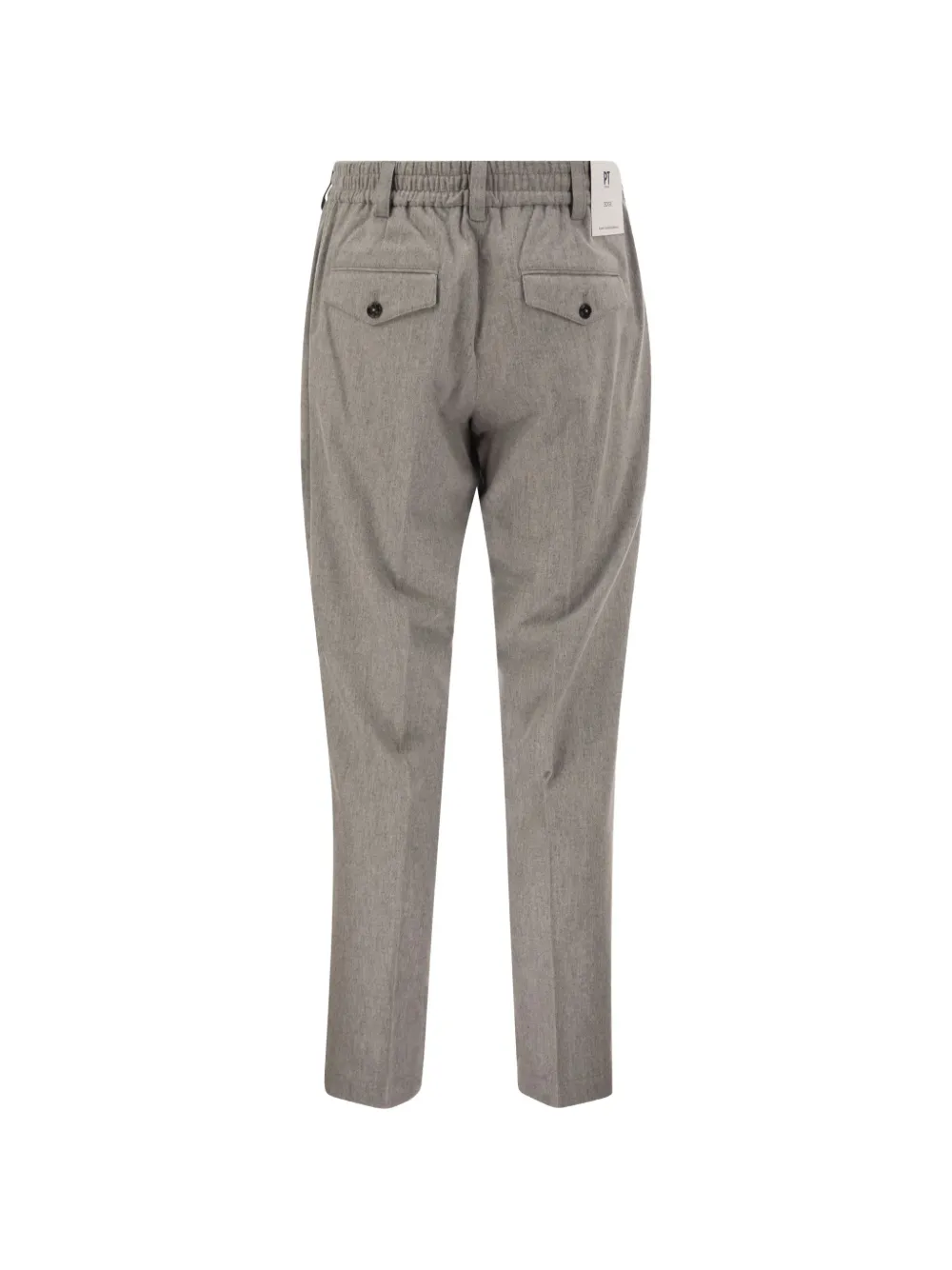 PT Torino The Rebel Flat tapered-leg trousers Grijs