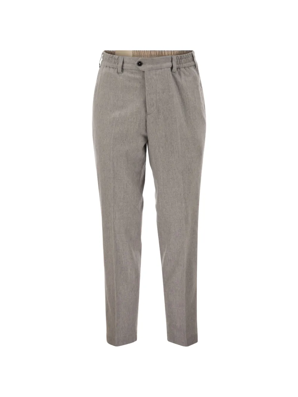 PT Torino The Rebel Flat tapered-leg trousers Grijs