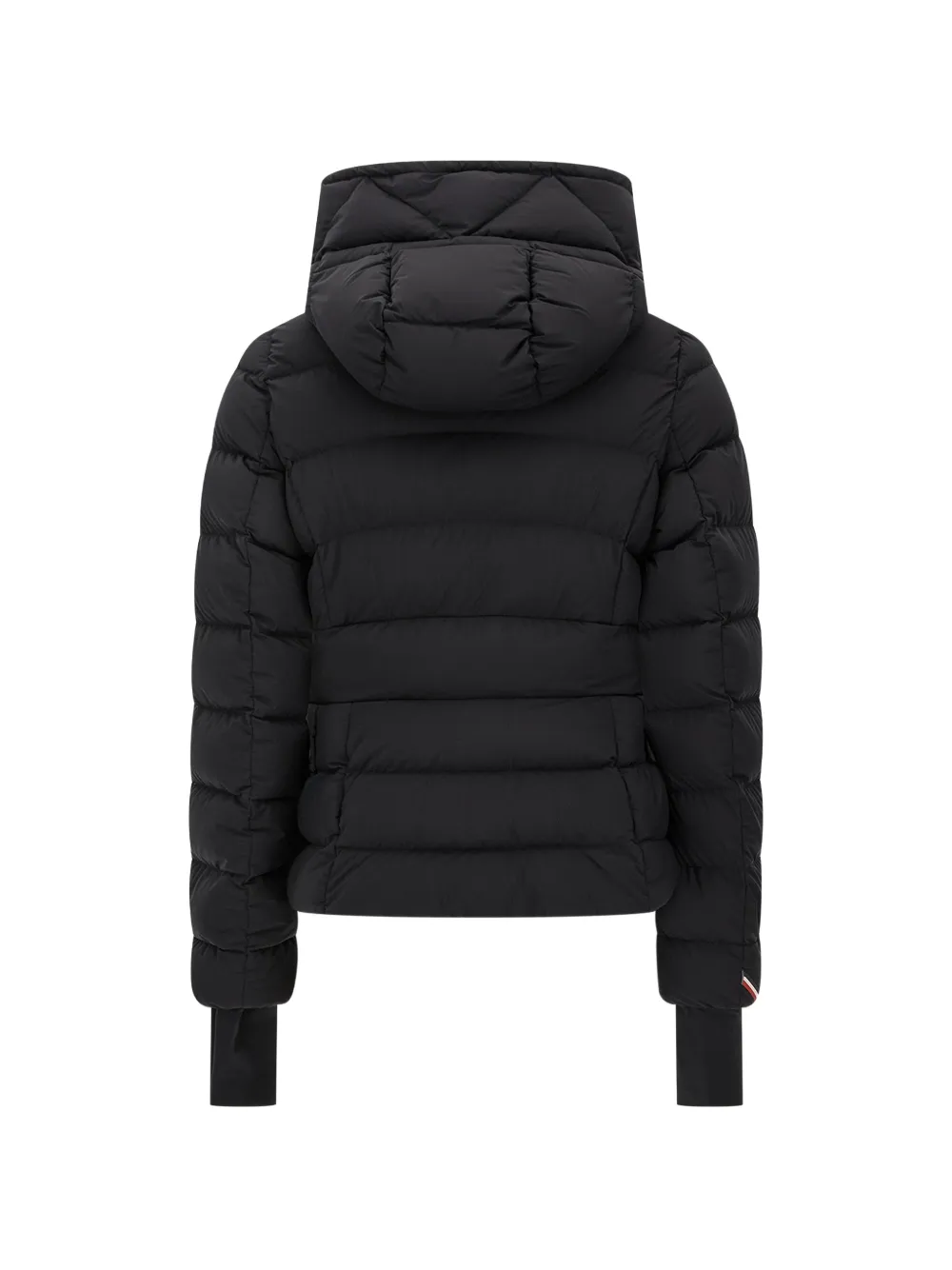 Moncler Grenoble quilted hooded jacket Zwart