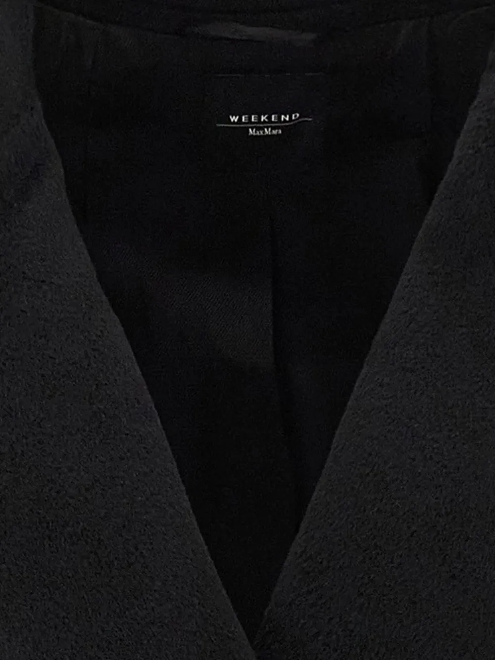 Max Mara Tempera belted notch-lapels coat Zwart