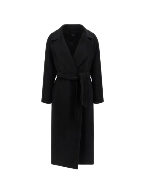 Max Mara Tempera belted notch-lapels coat