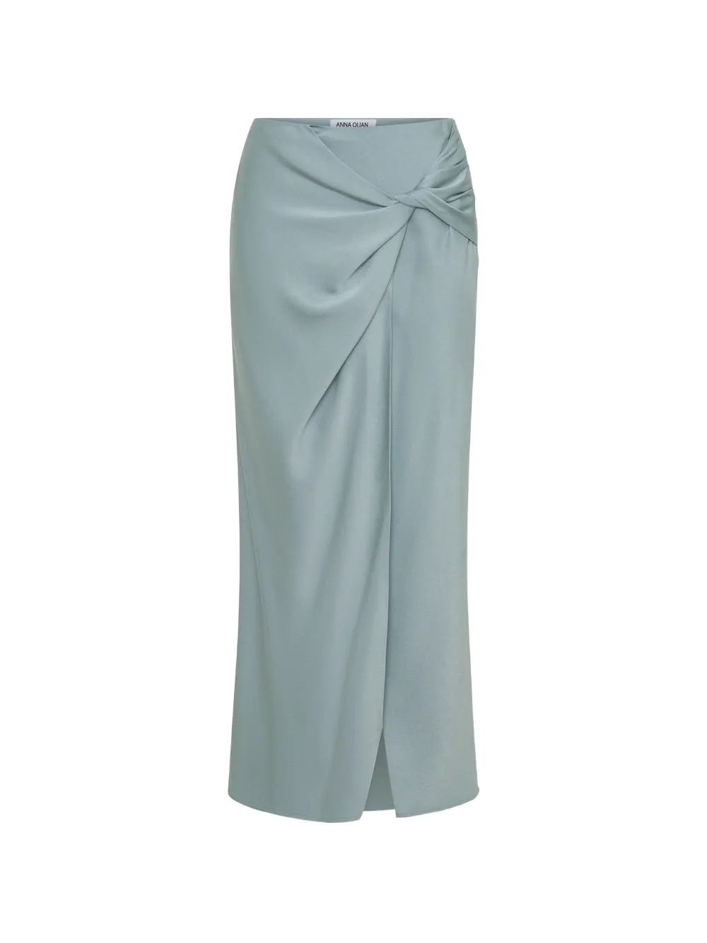 Anna Quan Avery twist-detail skirt - Verde