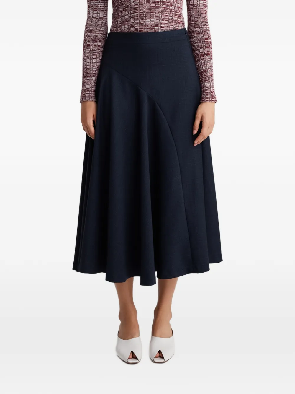 Anna Quan Scarpa asymmetric flared skirt - Bleu Anna Quan Scarpa asymmetric flared skirt - Bleu