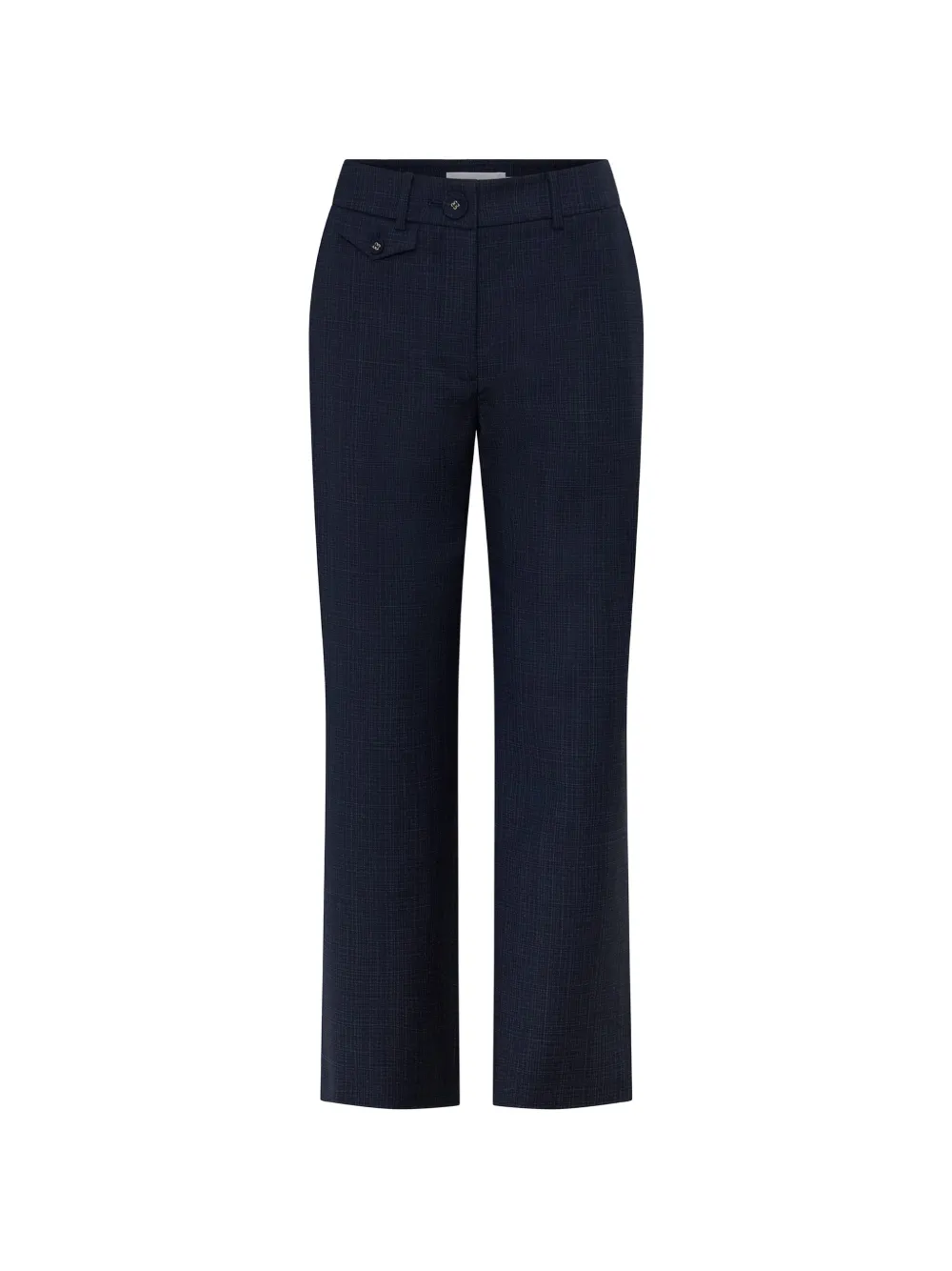 Anna Quan Juliette check-pattern trousers Blauw