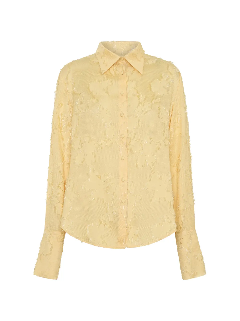 Anna Quan Odessa fil-coupé shirt Geel