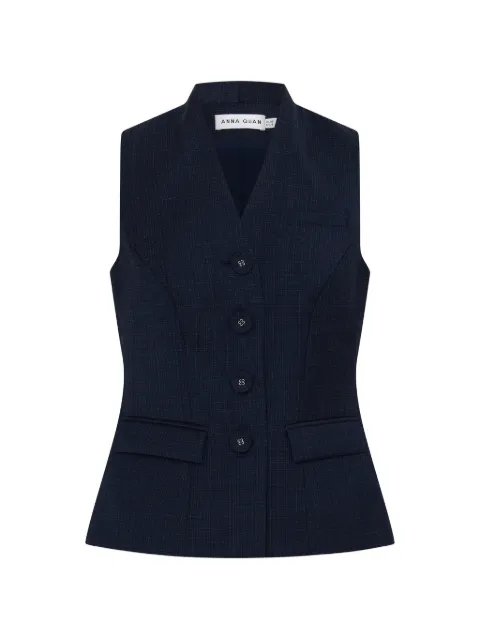 Anna Quan Reid button-up tailored top