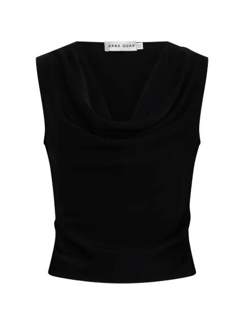 Anna Quan Spencer draped sleeveless top