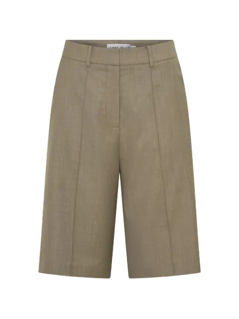 Anna Quan Ando pleated midi shorts
