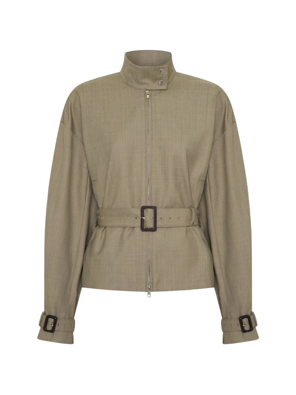 Anna Quan Zaha belted bomber jacket - Tons neutres Anna Quan Zaha belted bomber jacket - Tons neutres