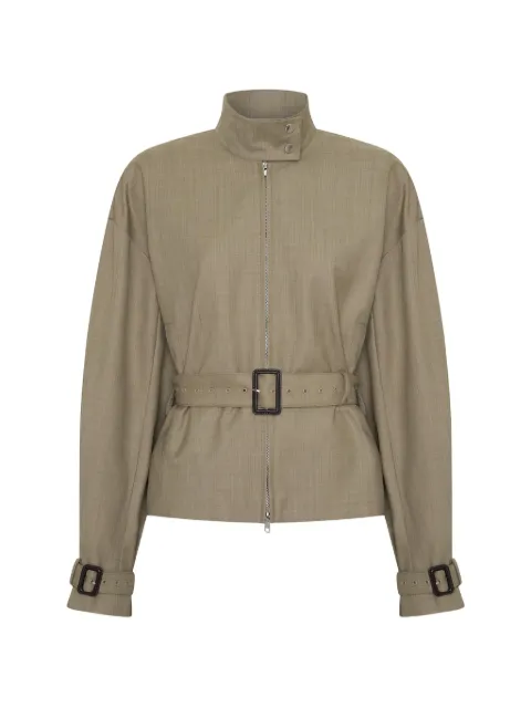 Anna Quan Zaha belted bomber jacket