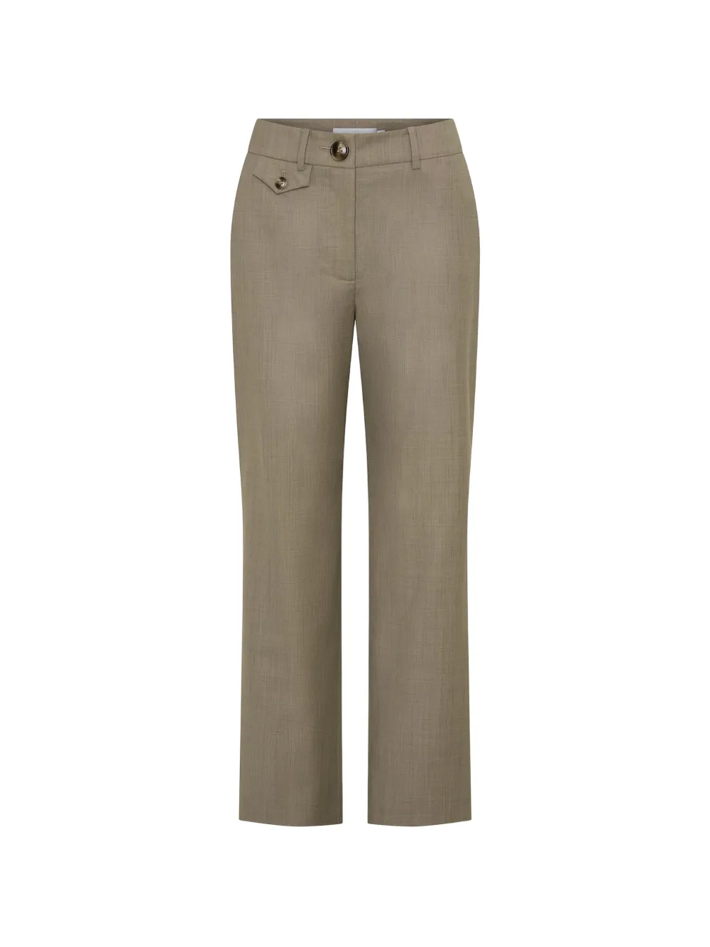 Anna Quan Juliette straight-leg trousers Beige
