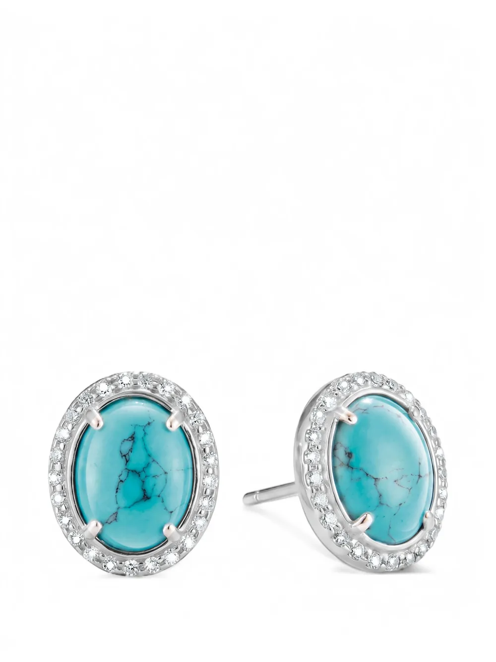 Thomas Sabo cabochon-cut earrings - Argento