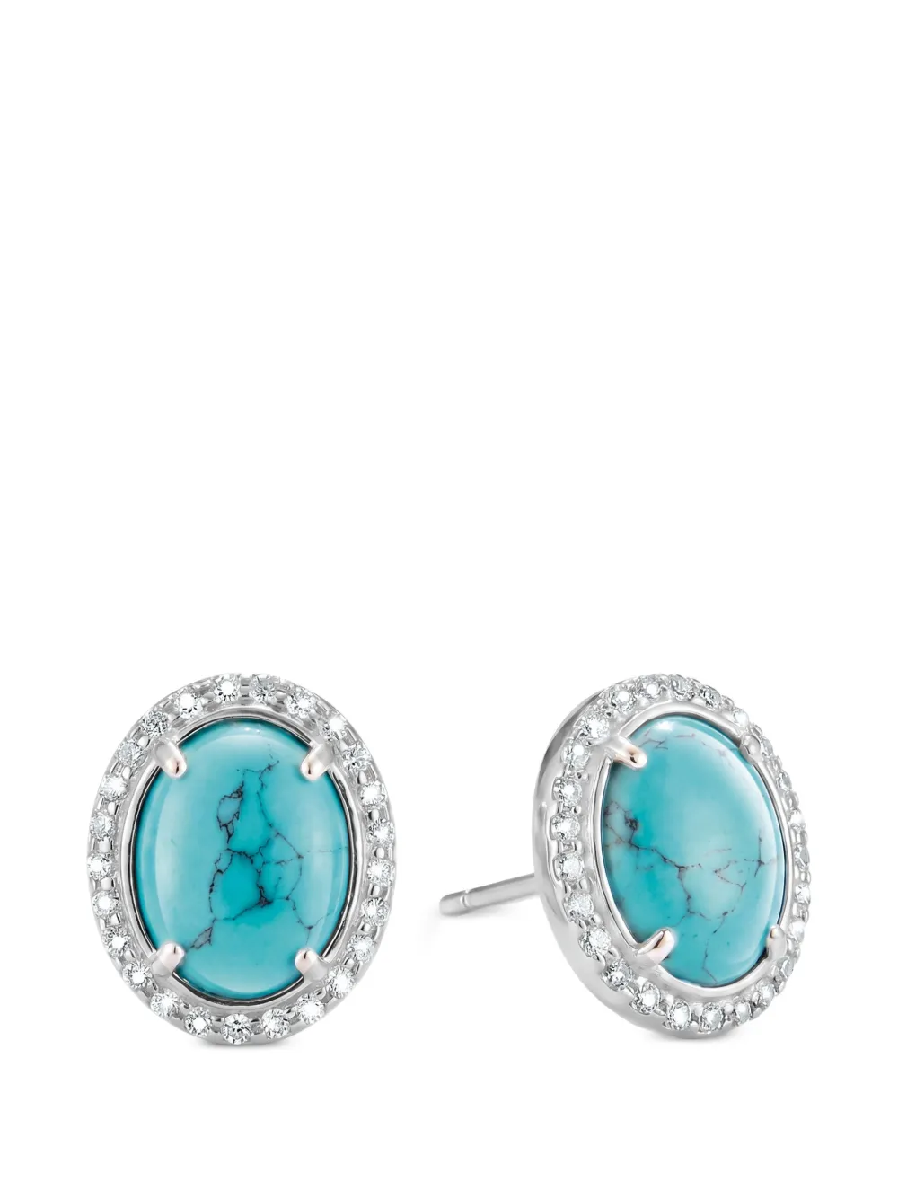 Thomas Sabo cabochon-cut earrings - Argento