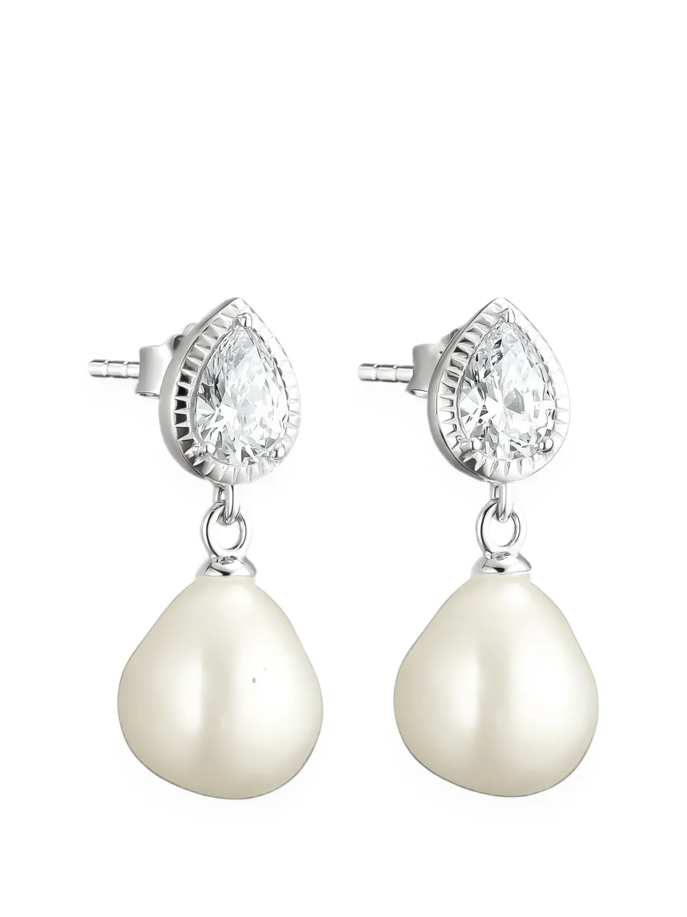 Thomas Sabo pearl-drop earrings - Argento