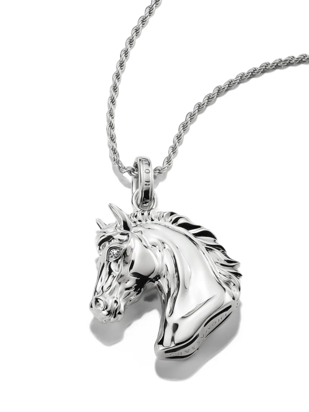 Thomas Sabo Elyndra horse-head necklace - Argento