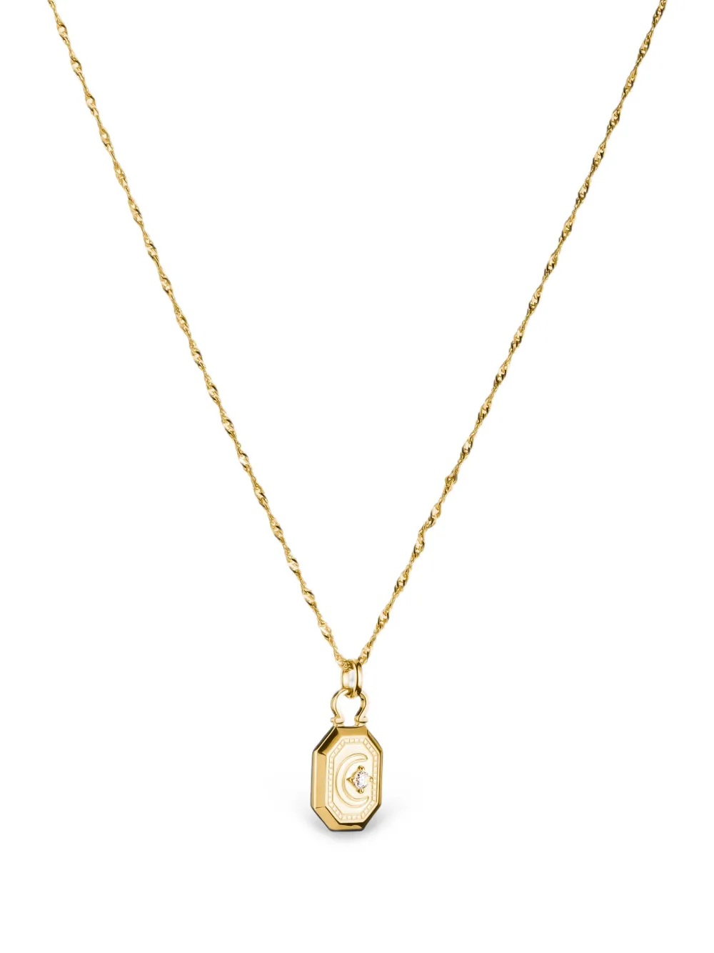 Thomas Sabo Elyndra zirconia-pendant necklace - Oro