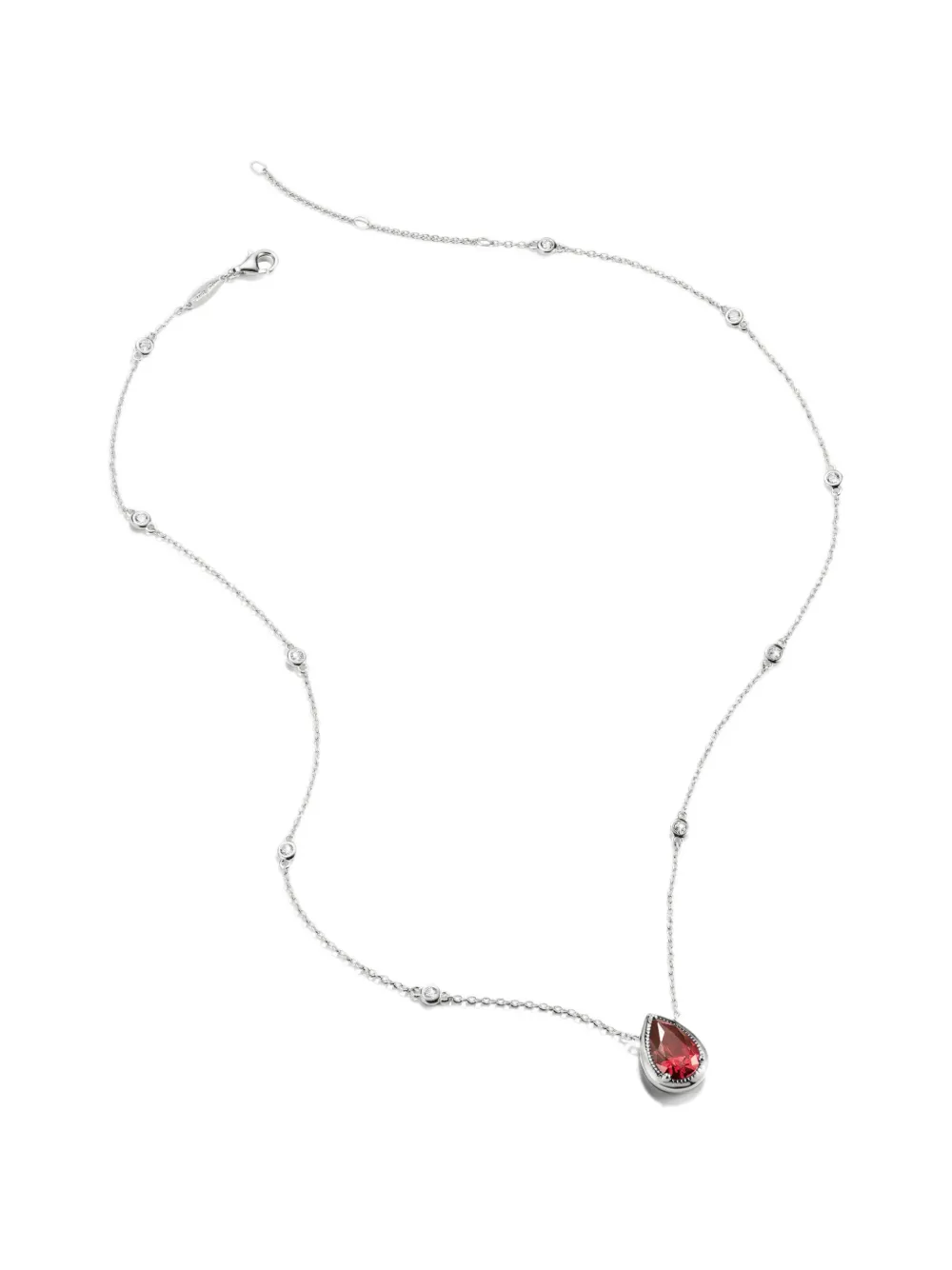 Thomas Sabo Elyndra pear-cut zirconia necklace - Argento