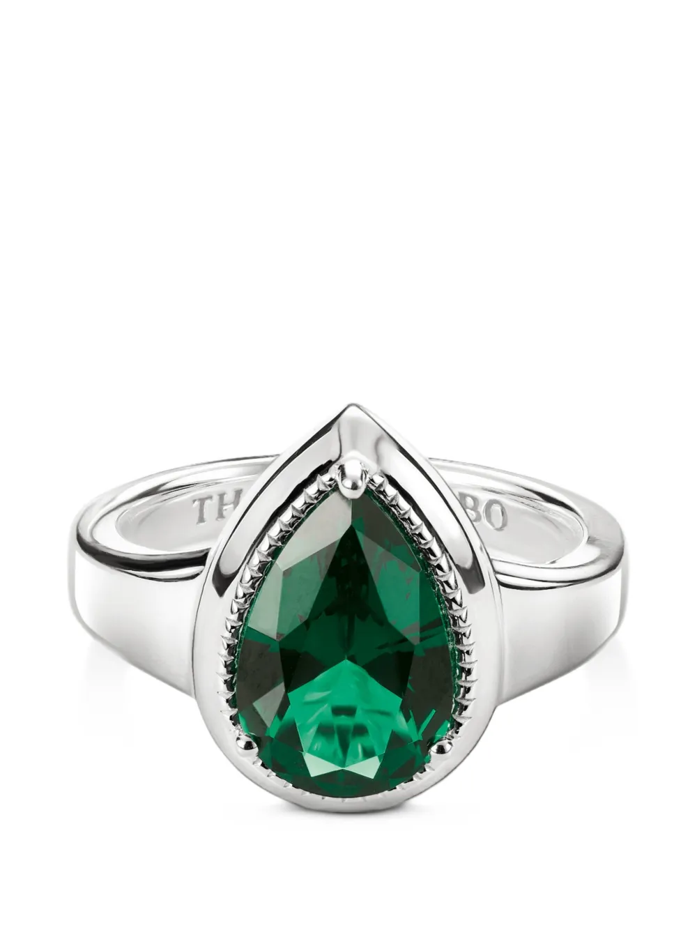 Thomas Sabo Elyndra pear-cut ring - Argento