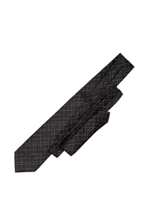 Elizabetta Morandi patterned-jacquard silk tie