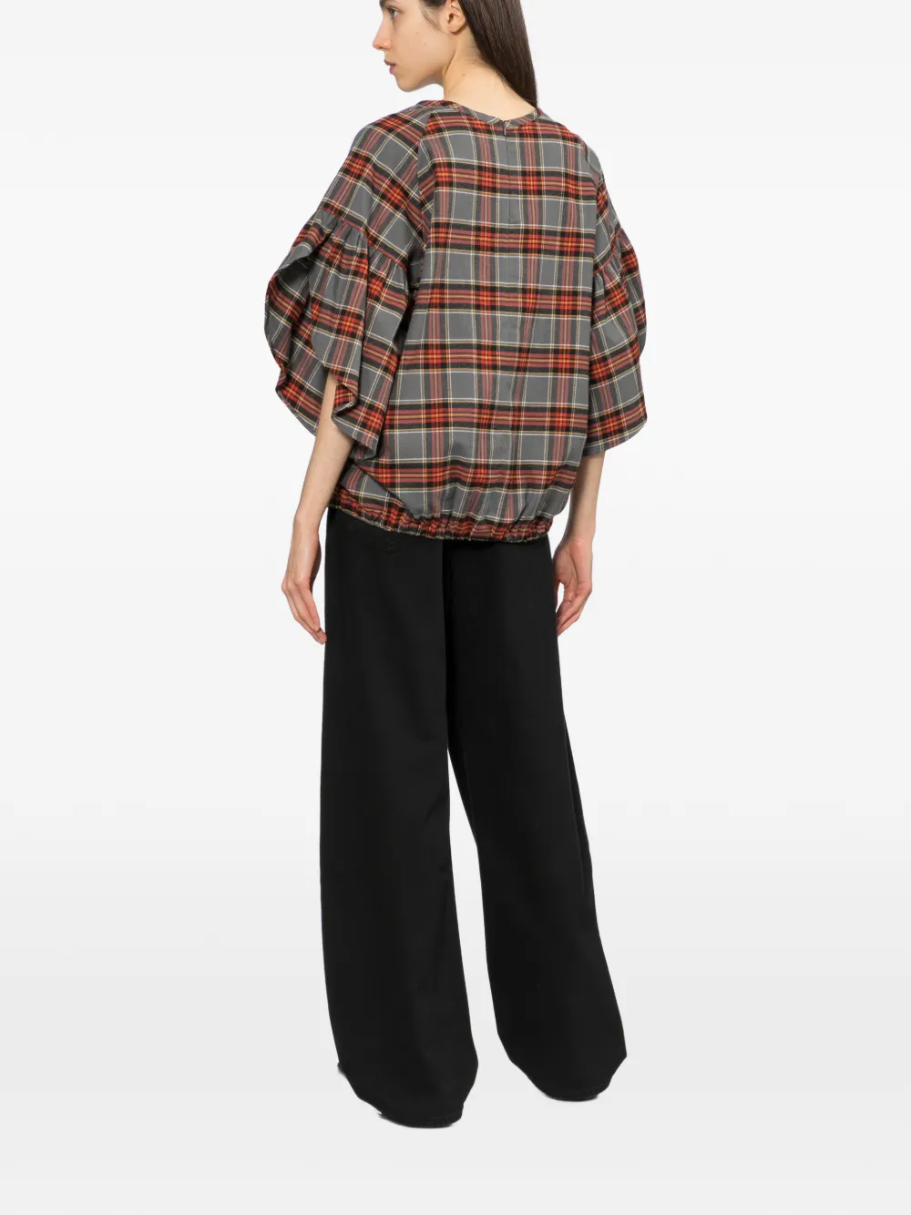 AGOLDE classic five pockets wide-leg jeans Zwart